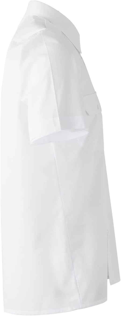 Chemise courte à épaulettes pour homme look structuré chic