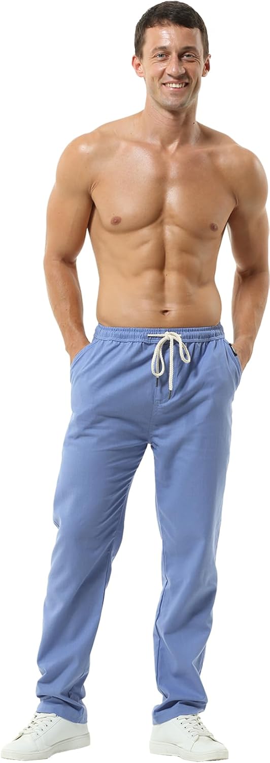 Short de plage homme été coupe décontractée tissu léger