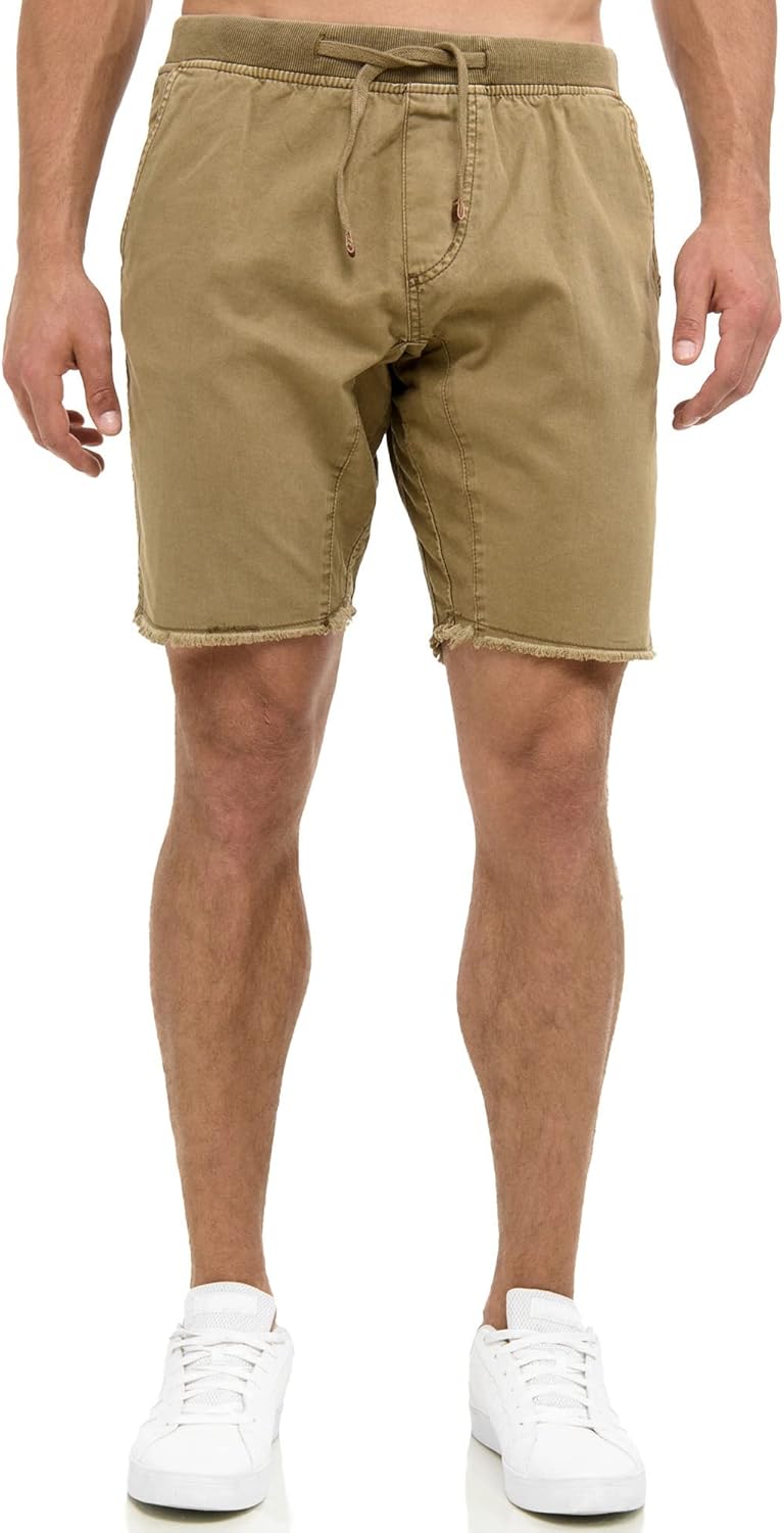 Pantalon court homme Caden denim style casual cinq poches