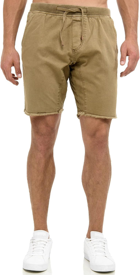 Pantalon court homme Caden denim style casual cinq poches