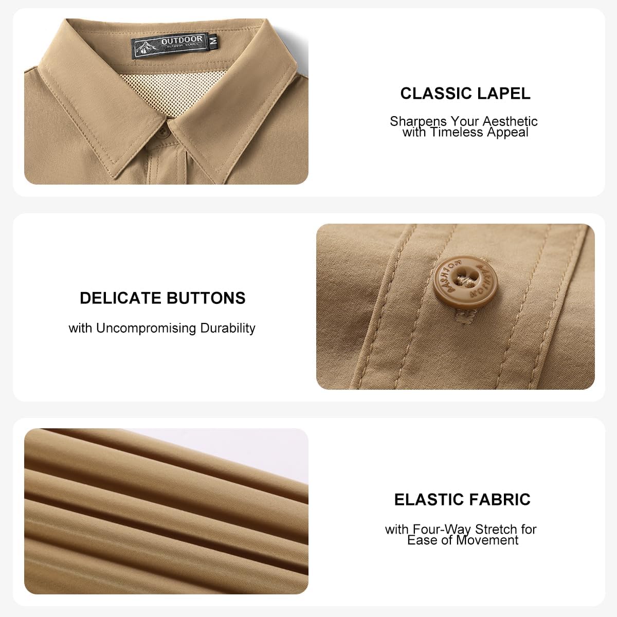 Chemise Randonnée Homme à Manches Courtes – Anti-UV, Déperlante, Respirante