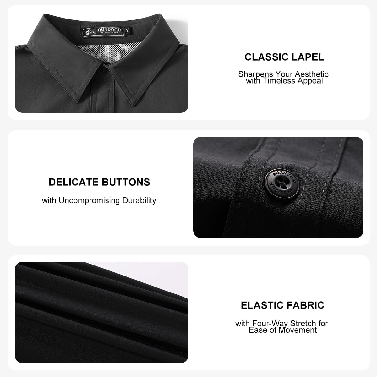 Chemise Randonnée Homme à Manches Courtes – Anti-UV, Déperlante, Respirante