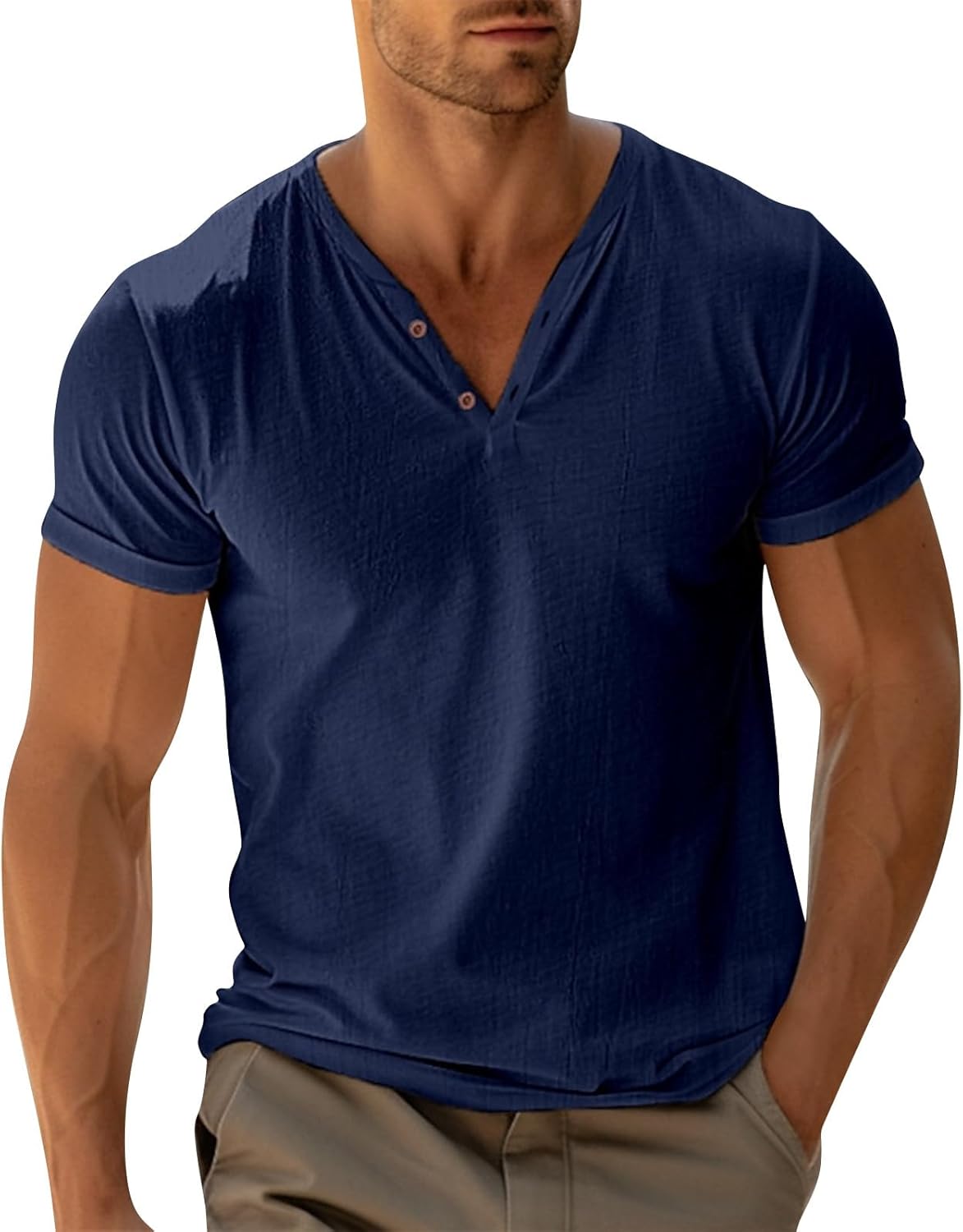 Polo homme été respirant coupe ajustée style golf élégant