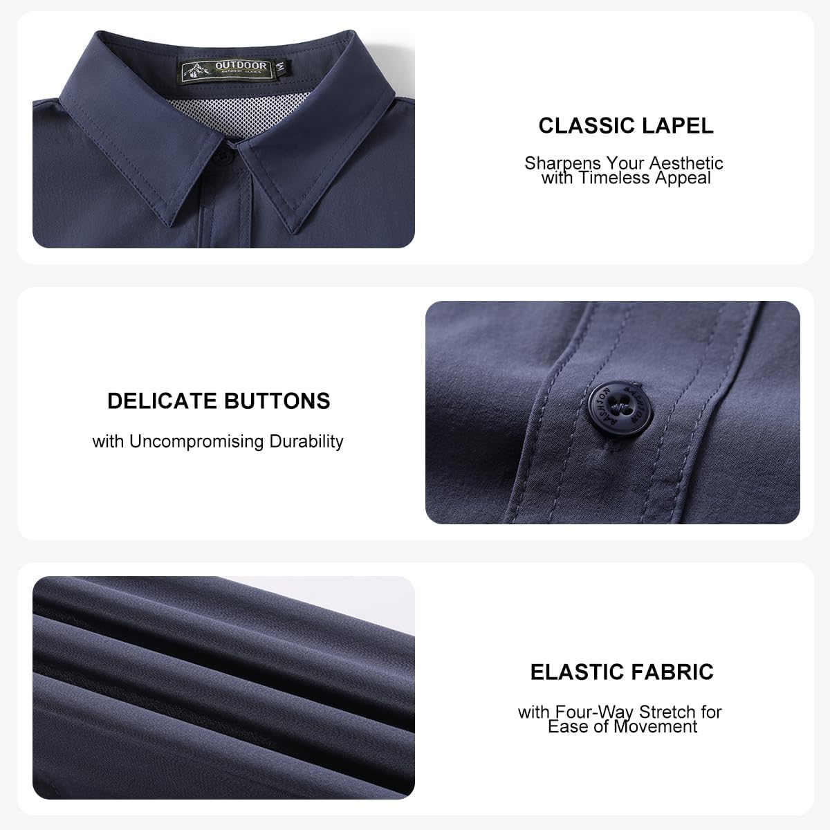 Chemise Randonnée Homme à Manches Courtes – Anti-UV, Déperlante, Respirante