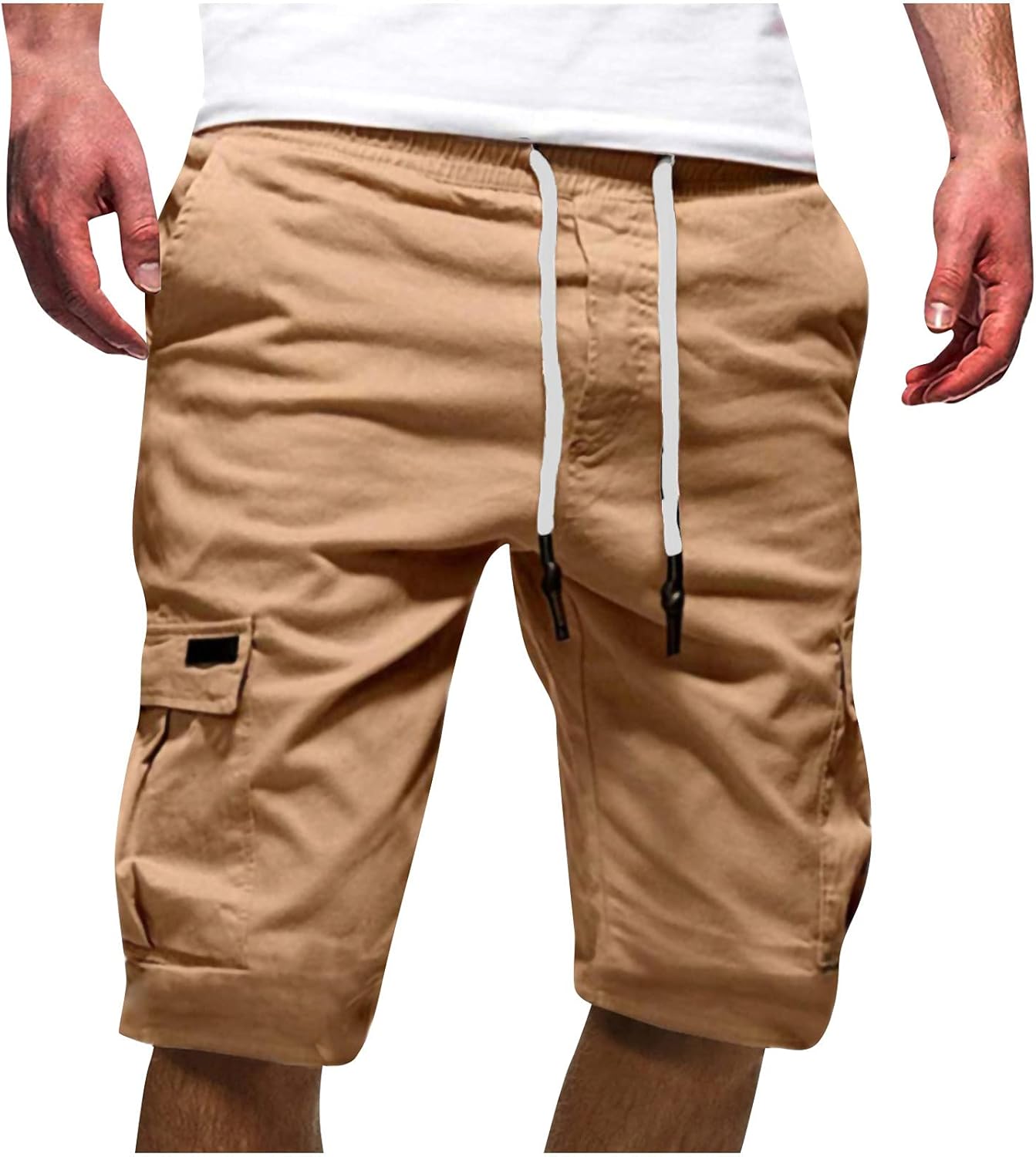 Short homme été multi-usages léger séchage rapide avec cordon