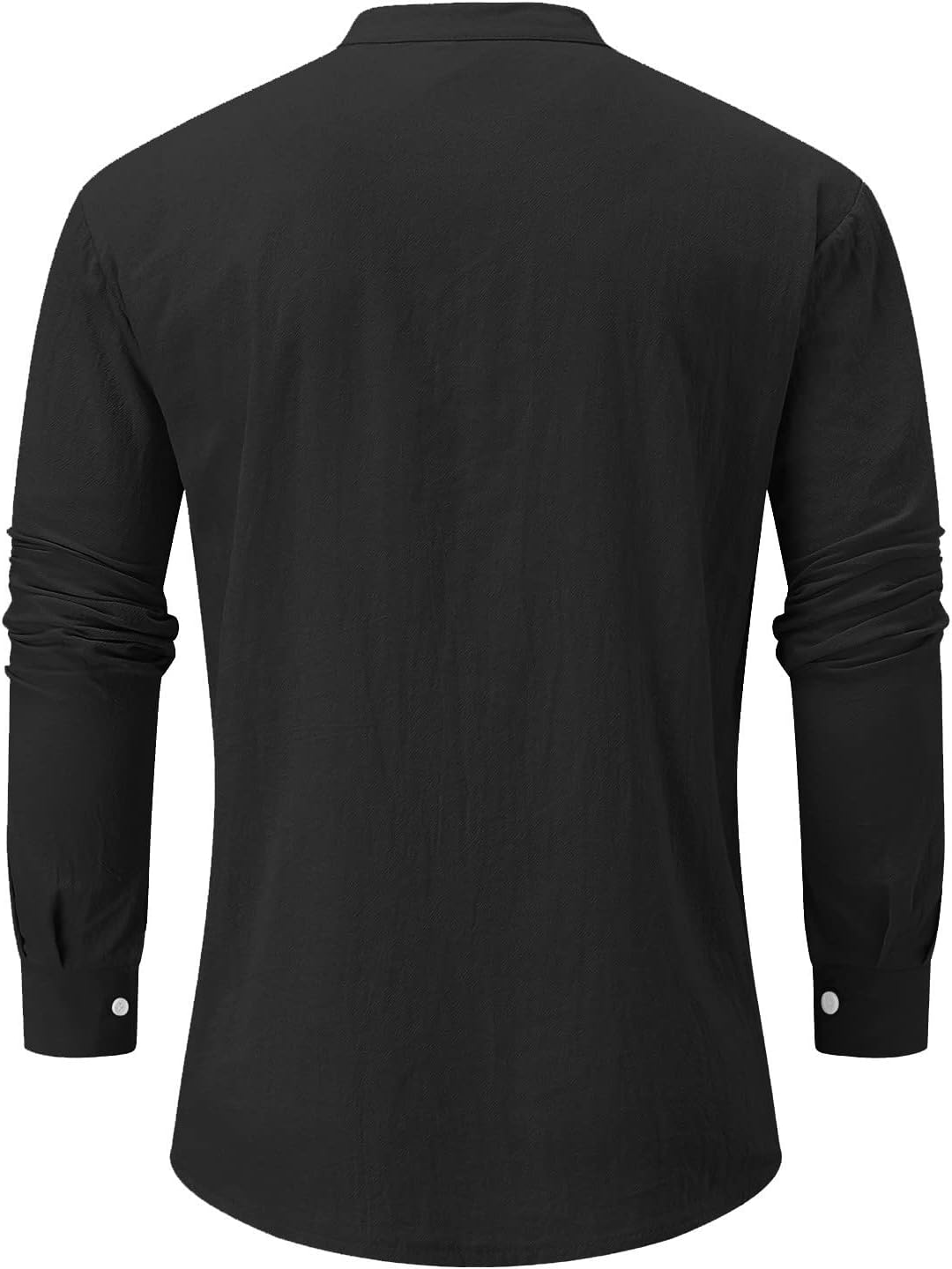 Chemise décontractée homme lin col boutonné coupe moderne