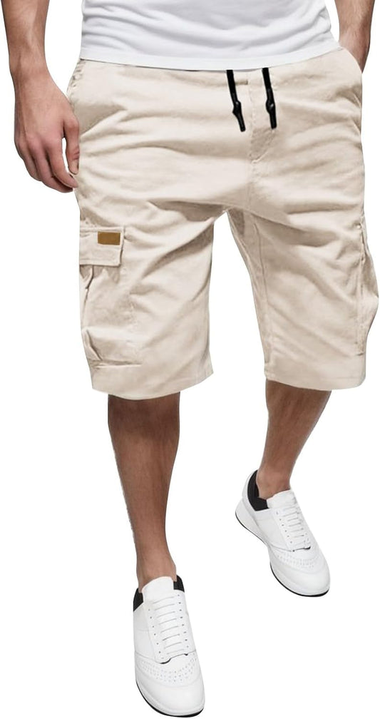 Short cargo homme militaire stretch séchage rapide avec poches