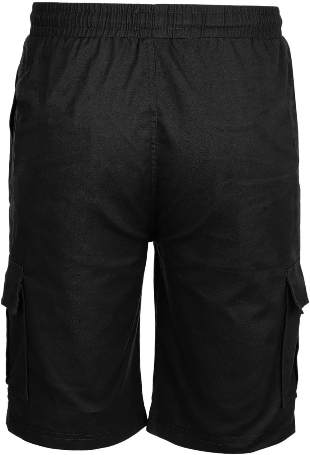 Short cargo homme multi-poches taille élastique coupe large