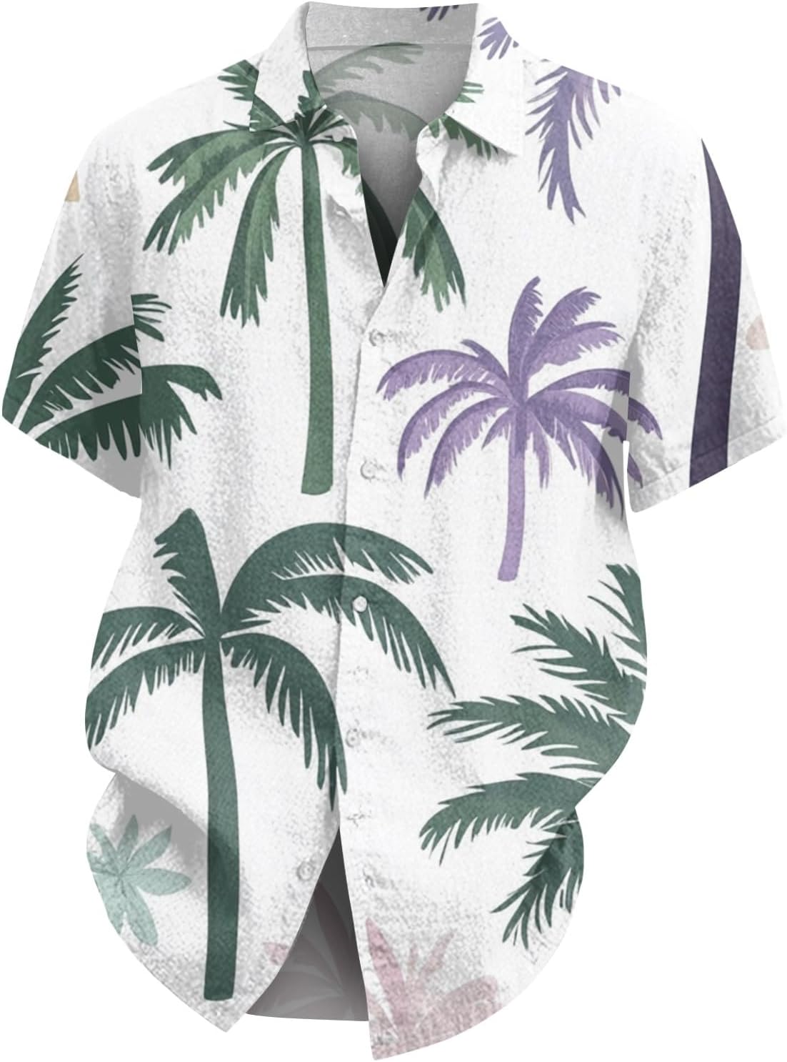T-shirt homme col V imprimé floral style running été pas cher