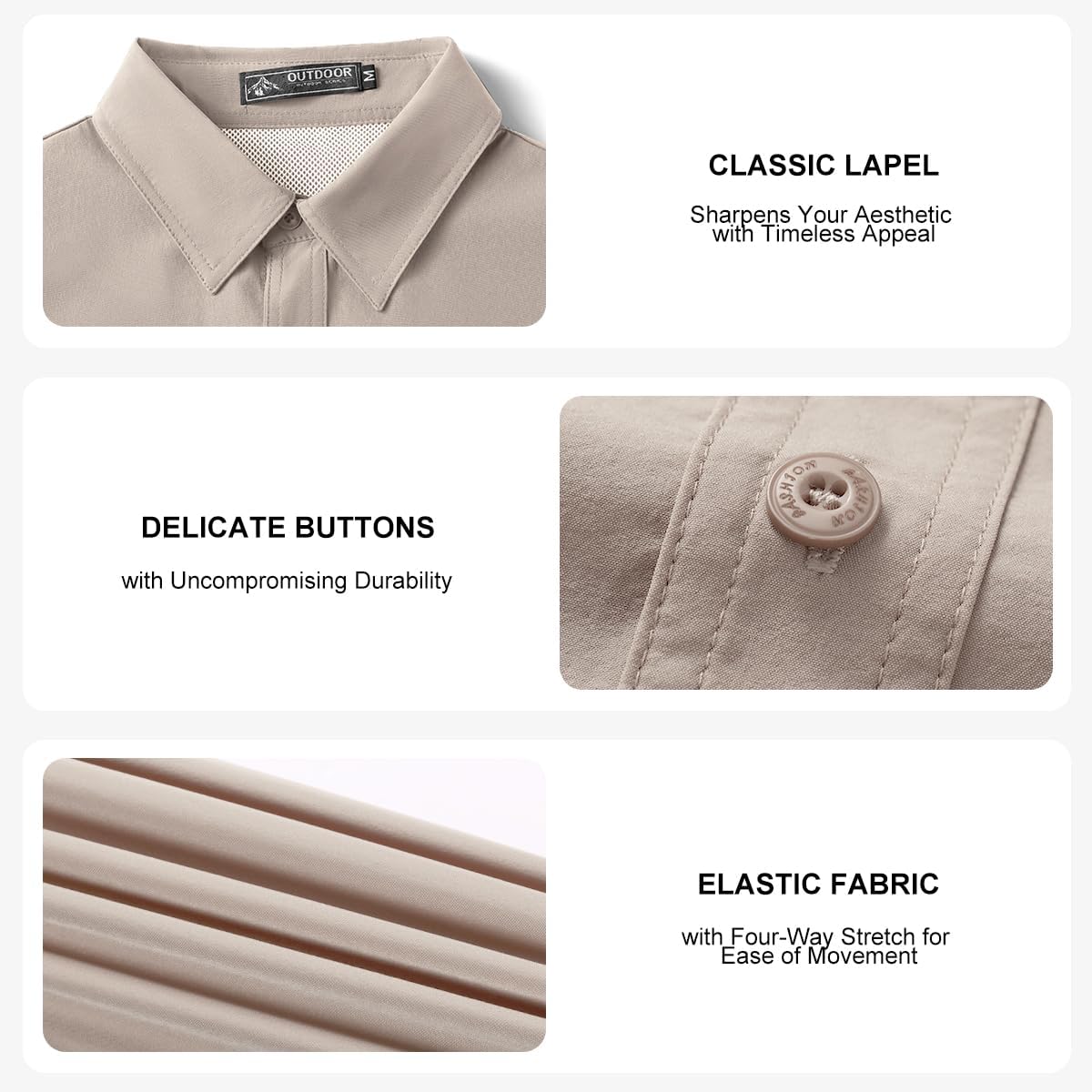 Chemise Randonnée Homme à Manches Courtes – Anti-UV, Déperlante, Respirante