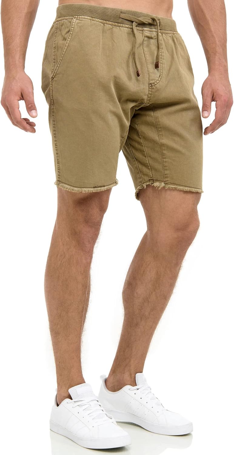 Pantalon court homme Caden denim style casual cinq poches