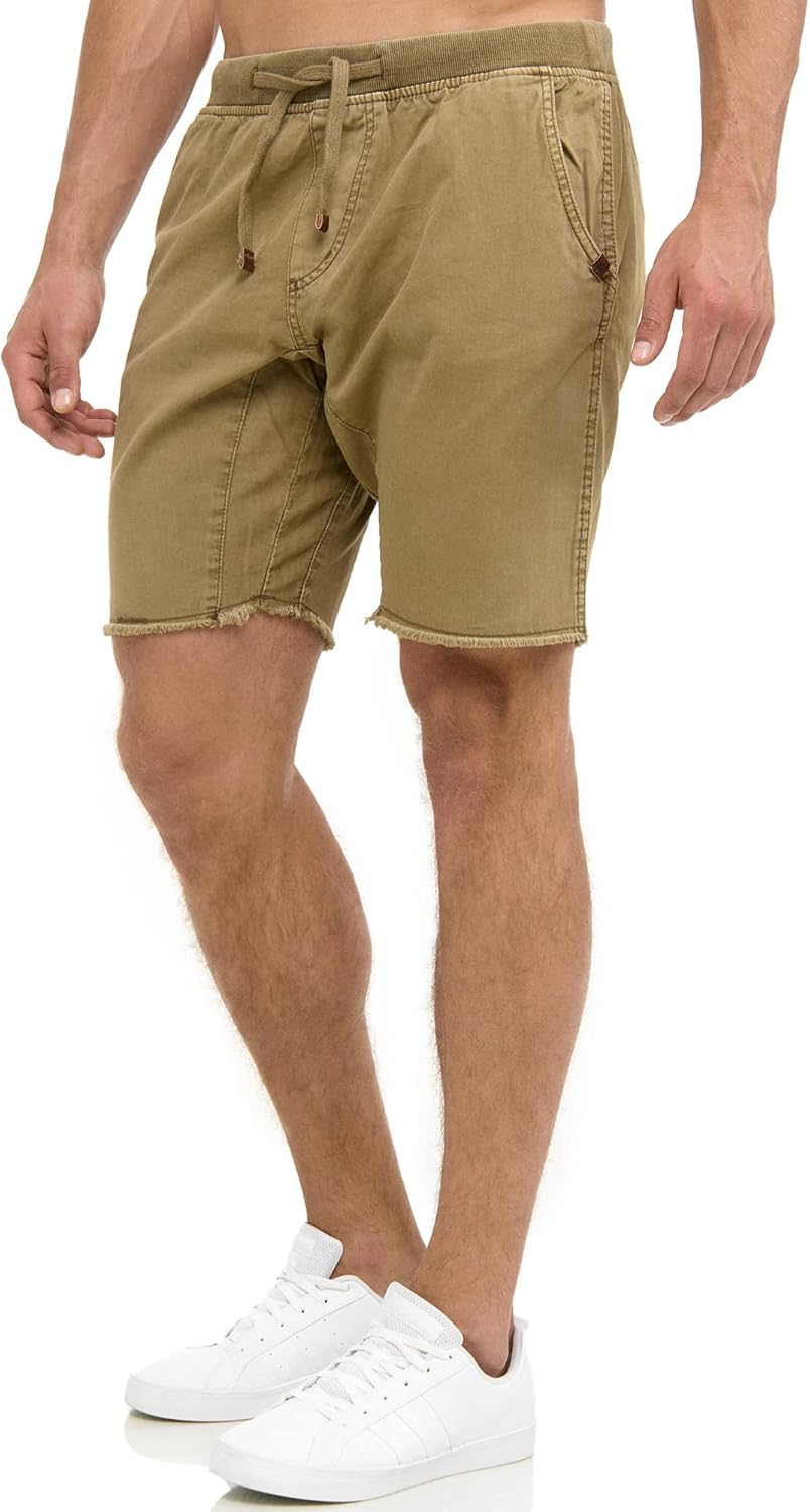 Pantalon court homme Caden denim style casual cinq poches