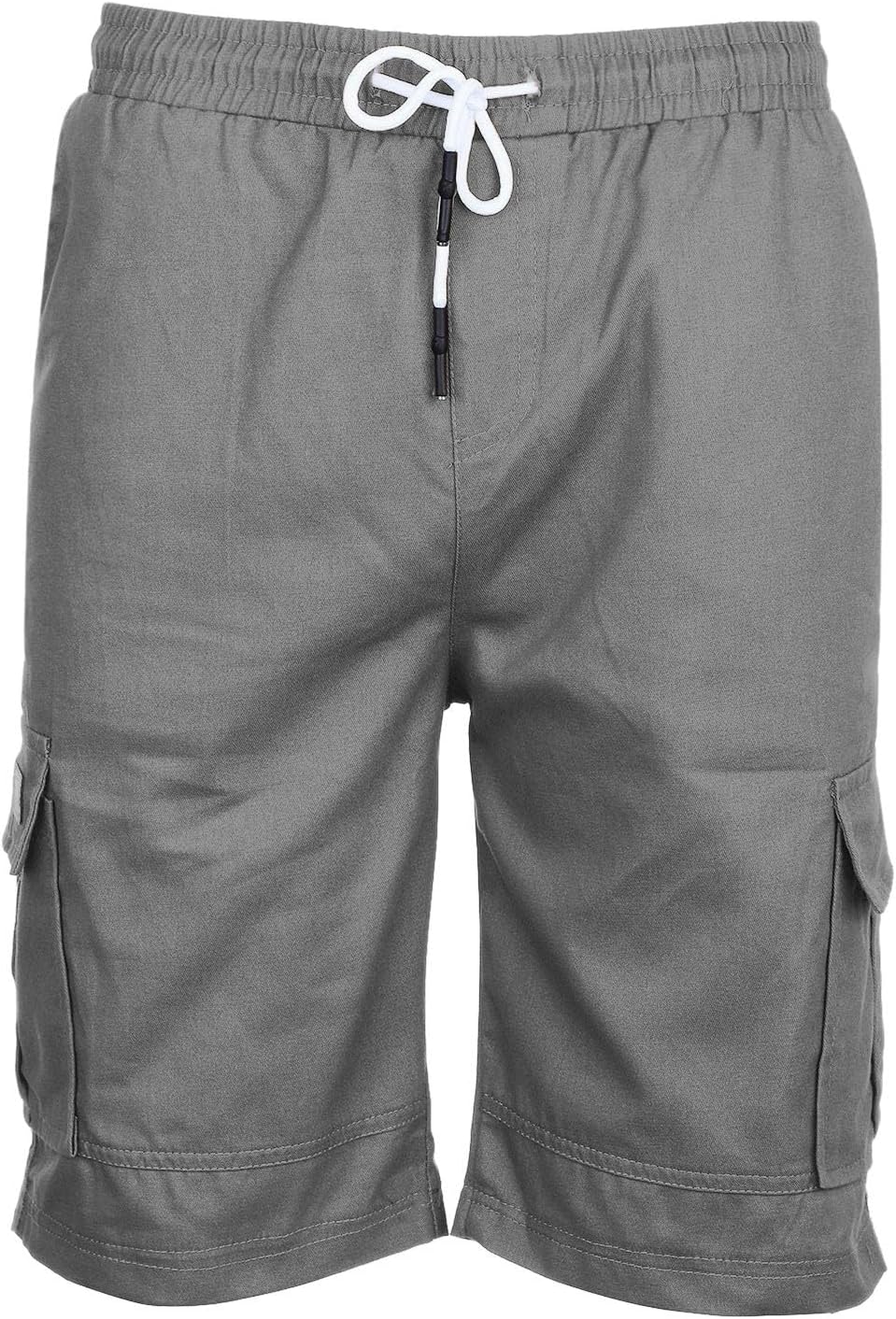 Short cargo homme multi-poches taille élastique coupe large