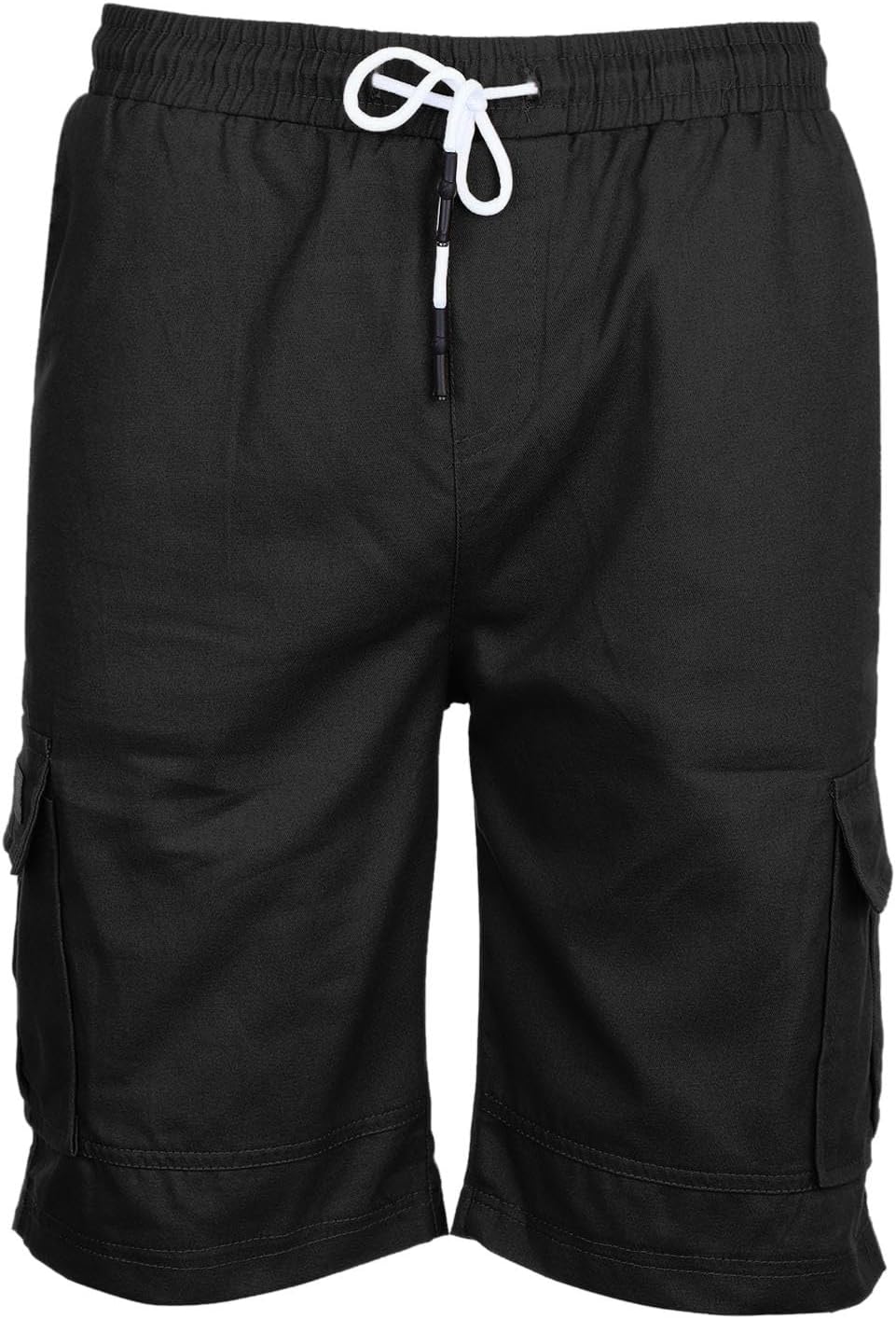 Short cargo homme multi-poches taille élastique coupe large