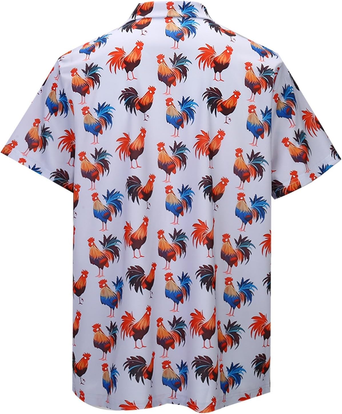 Look rétro disco homme chemise été imprimée style festival