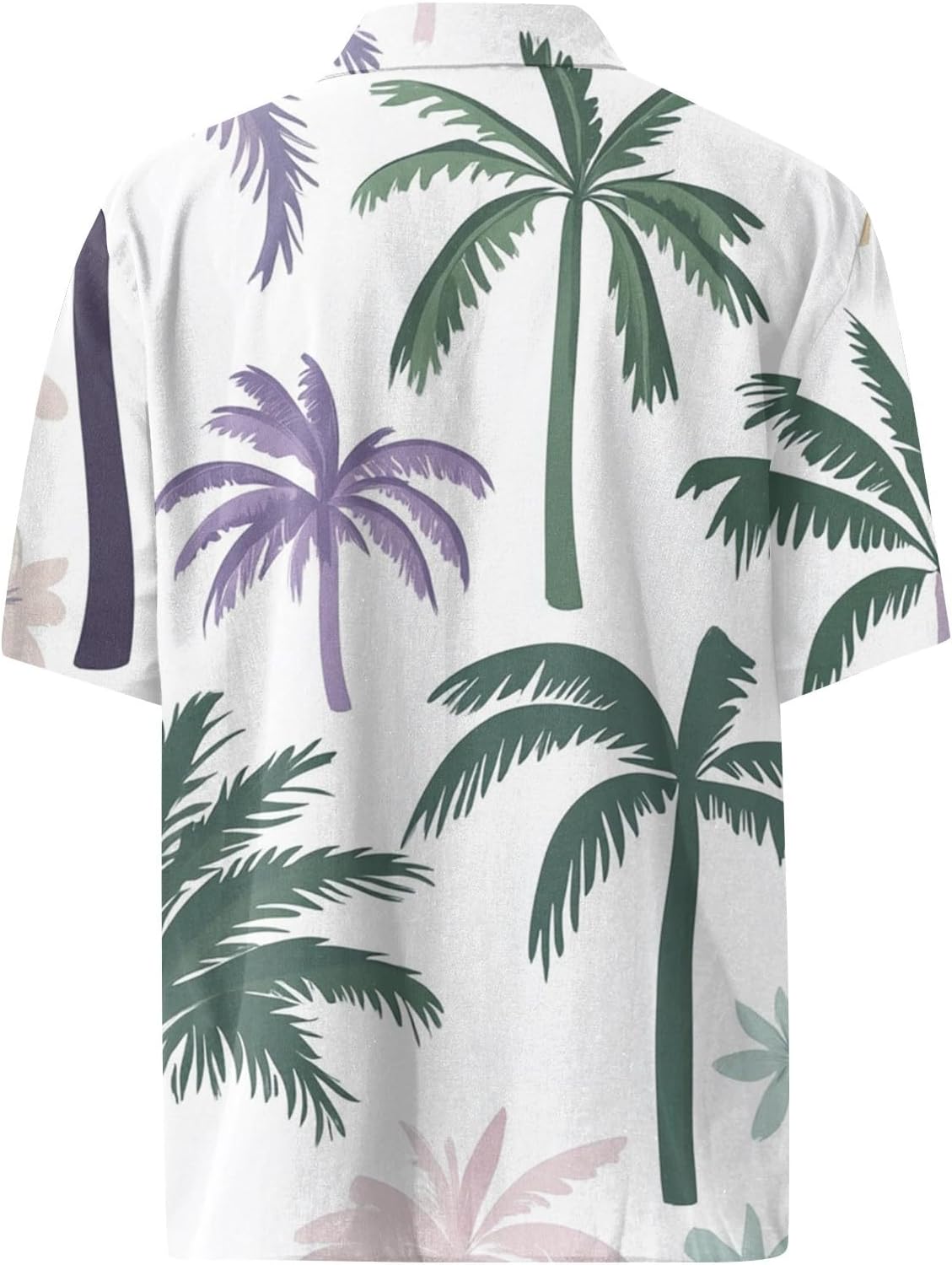 T-shirt homme col V imprimé floral style running été pas cher