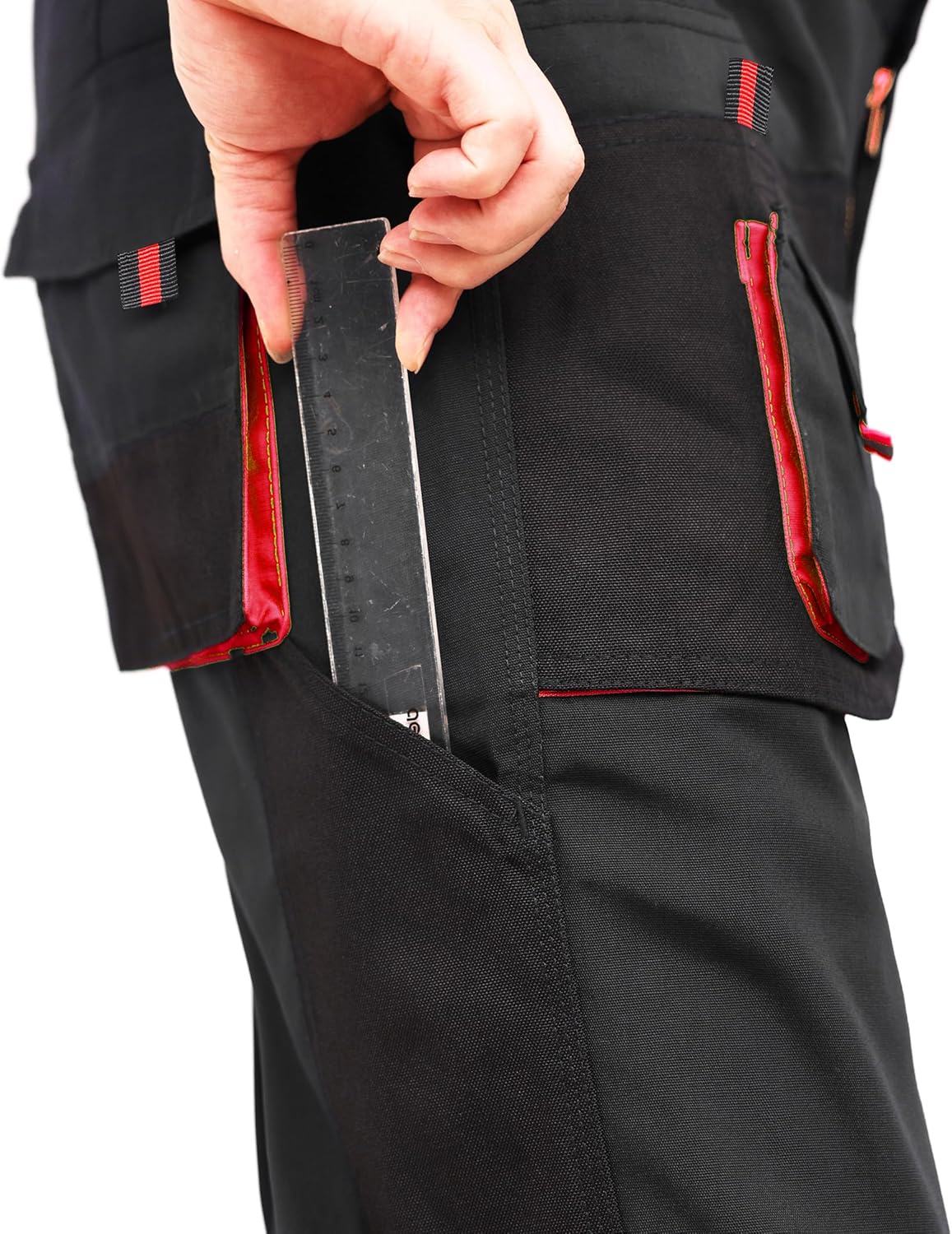 Pantalon de travail homme Oxford résistant avec poches genouillères