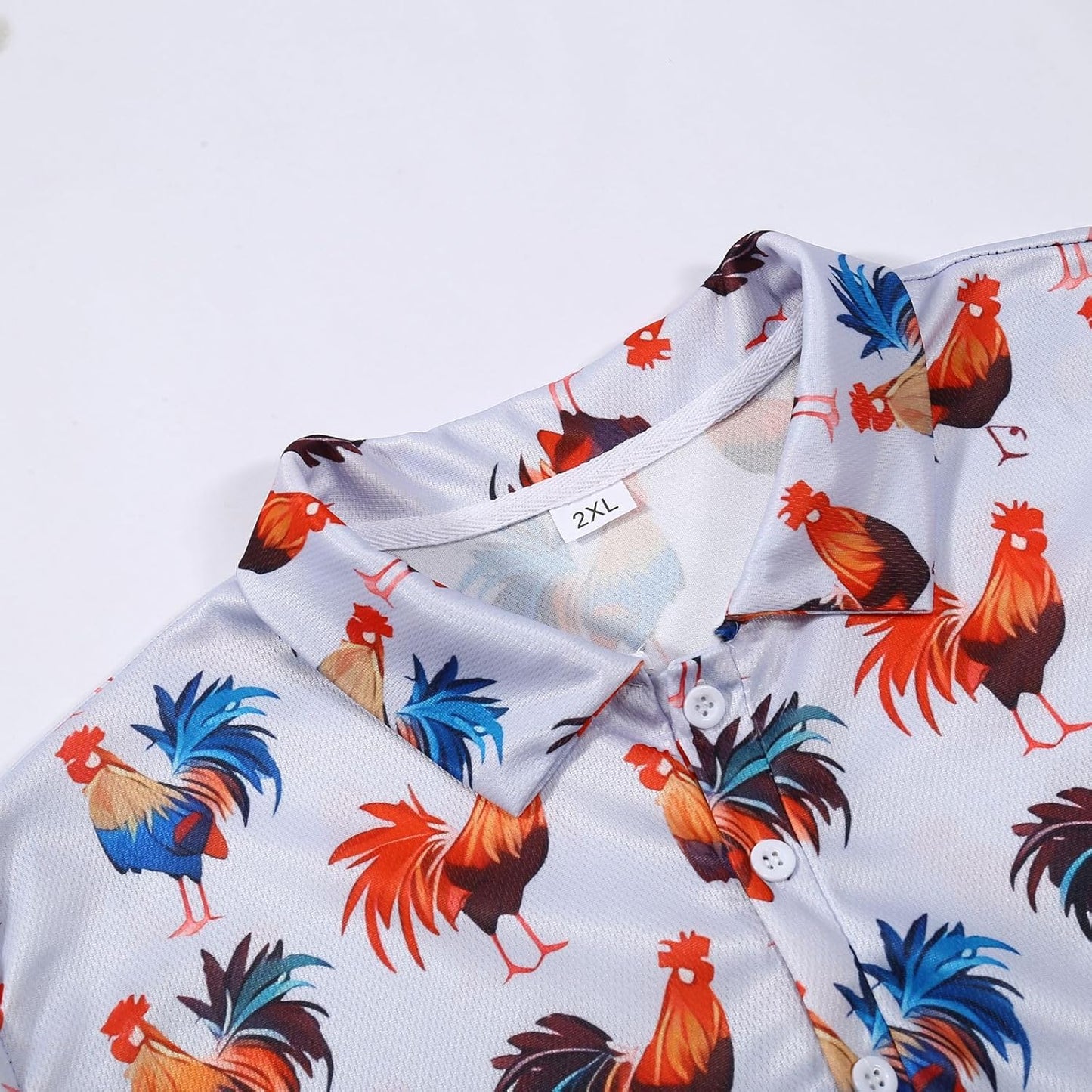 Look rétro disco homme chemise été imprimée style festival