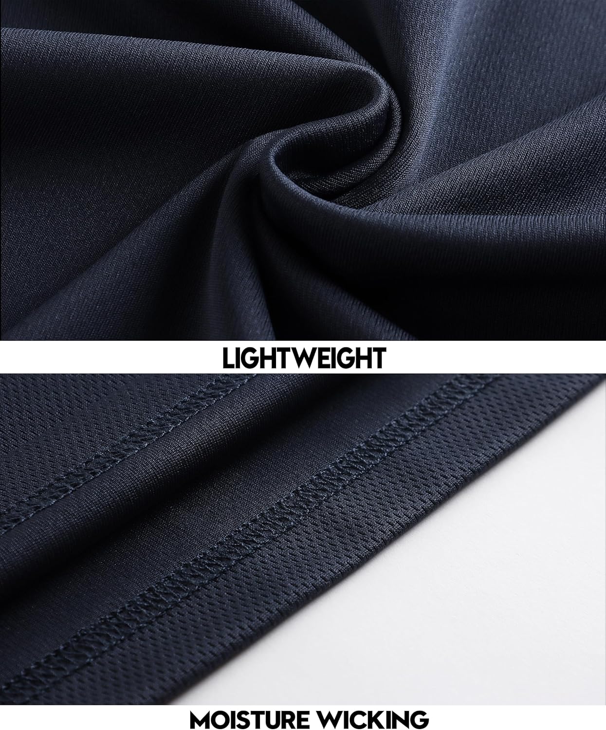 Polo de golf homme tissu anti-odeur léger et respirant