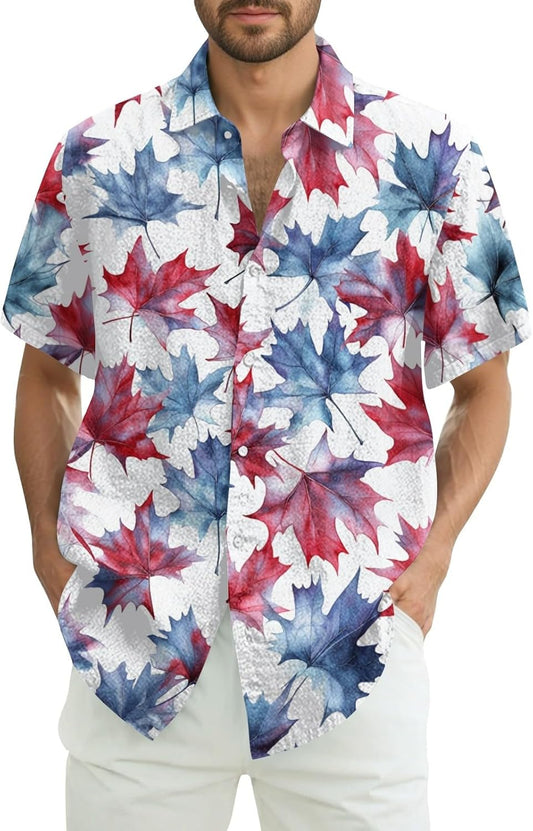 Polo homme tropical chic fleurs rétro style club été tendance